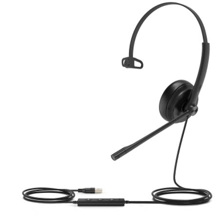 diadema alámbrica uh34 mono de yealink usb compatible con teléfonos ip y computadoras243949