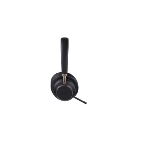 Diadema Bluetooth Yealink Bh76 Plus Dual Con Carga Inalámbrica Y Certificación Microsoft Teams