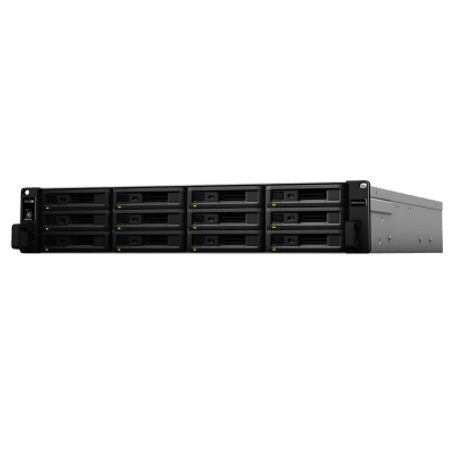unidad de expansión synology rxd1219sas  12 receptáculos sas  diseno modularizado  fuentes de alimentación redundantes  conecti