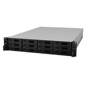 unidad de expansión synology rxd1219sas  12 receptáculos sas  diseno modularizado  fuentes de alimentación redundantes  conecti