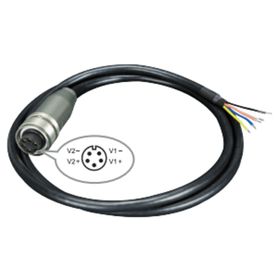 cable de alimentación de dc a m23  conector hembra m23 de 5 pines  compatible con switch industrial m12  rango de voltaje que s