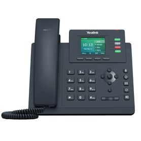 teléfono ip empresarial yealink sipt33g con doble puerto gigabit ethernet y 4 lineas sip244263