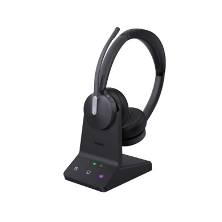 Diadema Inalámbrica Wh64 Dual Teams Con Micrófono Dual Y Acoustic Shield 2.0 Para Llamadas Claras En Entornos Ruidosos