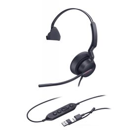 diadema alámbrica yealink uh46 mono usbca certificada con microsoft teams244012