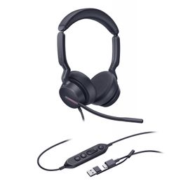diadema alámbrica yealink uh46 dual usbca certificada con microsoft teams244017
