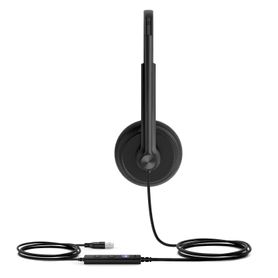 diadema usb yealink uh34 lite dual con almohadillas de esponja y certificación microsoft teams244197