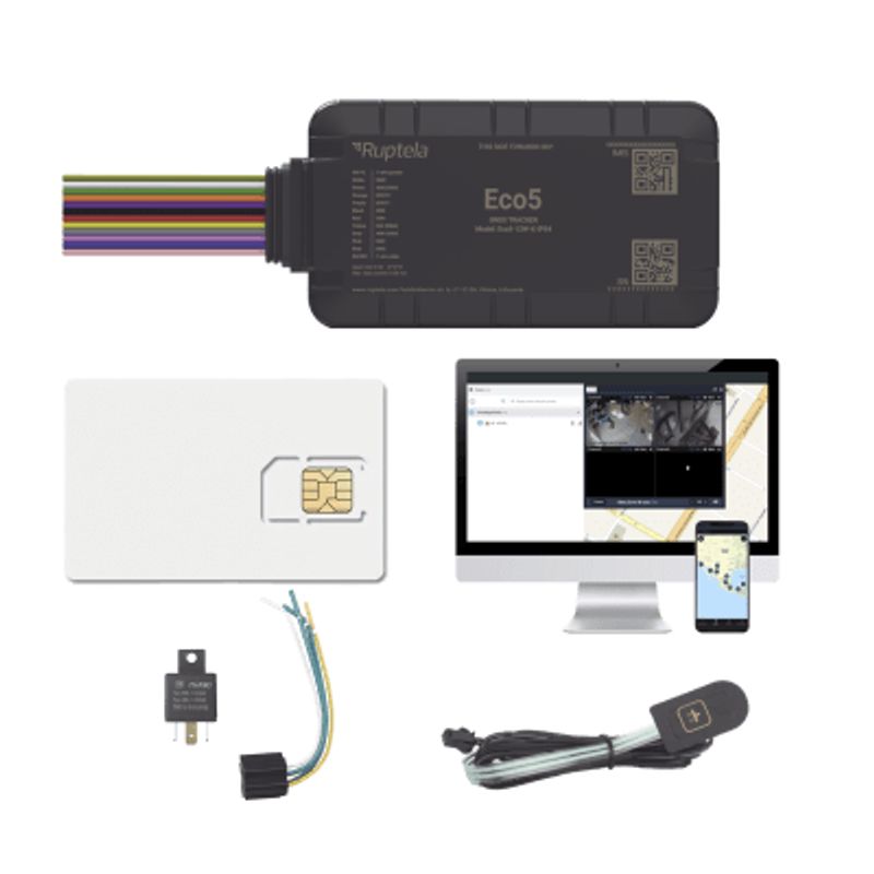 Kit Dispositivo De Rastreo Vehicular / Conectividad Lte Cat1 Y Ltem / Ble 5.0 / Gnss Ublox / Carcasa Ip54 / Bateria Interna De R