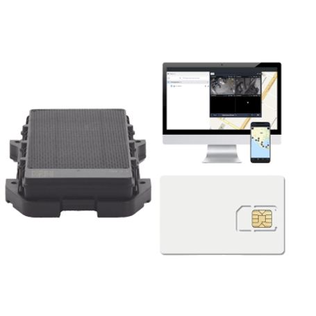 Kit Localizador 4g Con Carga Solar / Semiautónomo / Rastreo De Contenedores / Cajas De Tráiler / Alarma De Sabotaje Audible / In