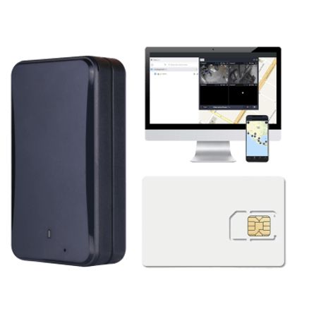 kit rastreador vehicular magnético especial para contenedores u oculto en vehiculo bateria de larga duración incluye una lic