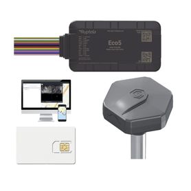 kit dispositivo de rastreo vehicular sensor nivel de combustible ble  conectividad lte cat1 y ltem  ble 50  gnss ublox  carcasa