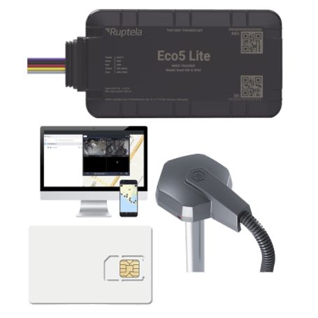 Rastreador Vehicular Y Monitoreo De Flota / Ble 5.0 Y Gnss / Lte Cat1 Y Ltem Con Respaldo 2g / Gnss Ublox / Mikado Ip54 / 20 °c 