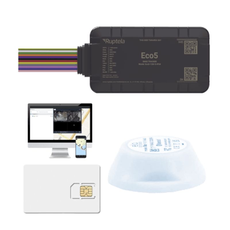Dispositivo De Rastreo Vehicular / Conectividad Lte Cat1 Y Ltem / Ble 5.0 / Gnss Ublox / Carcasa Ip54 / Bateria Interna De Respa