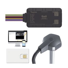 kit dispositivo de rastreo vehicular sensor nivel de combustible cableado  conectividad lte cat1 y ltem  ble 50  gnss ublox  ca