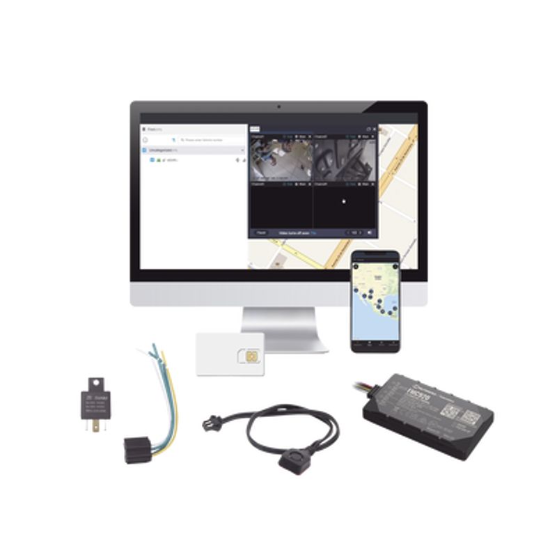 Kit Rastreador Vehicular 4g Lte Cat 1 Y 2g/bluetooth/anualidad De Sim600mb1y /anualidad De Epcomgpscode/ Relevador/boton Sos