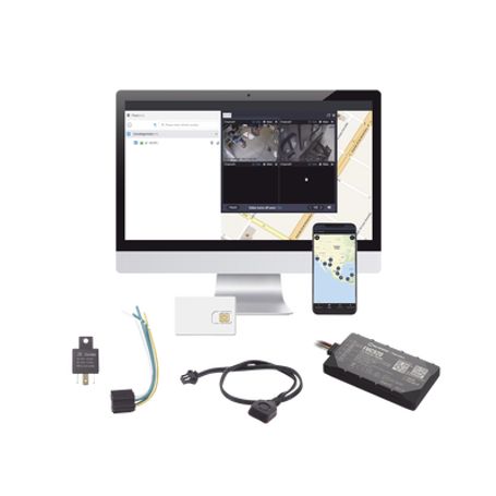 kit rastreador vehicular 4g lte cat 1 y 2gbluetoothanualidad de sim600mb1y anualidad de epcomgpscode relevadorboton sos