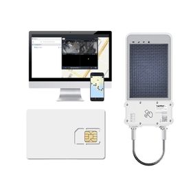 kit cerradura inteligente gps con energia solar  solarguardx 100  seguimiento de activos lte catm1  desbloqueo por rfid ble ota