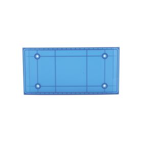 domo central pequeno de reemplazo para barra de luces sp216 de la marca signalpro color azul240845