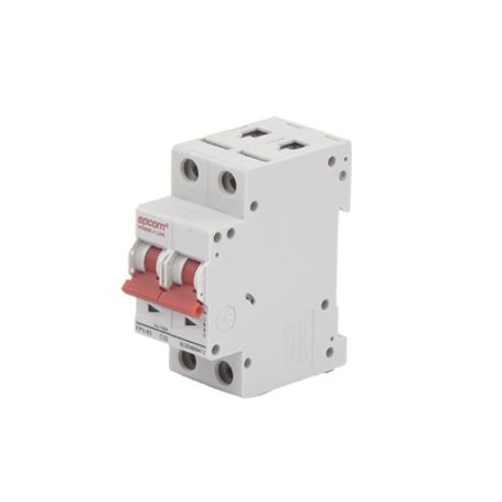 Protección Térmica/ Interruptor 2p 32a  Corriente Directa  800 Vcc Para Aplicación Fotovoltaica Montaje Riel Din