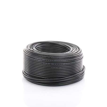 Cable Fotovoltaico Negro / 6mm² (10awg) / Material Cobre /  2000v / Rollo De 100m