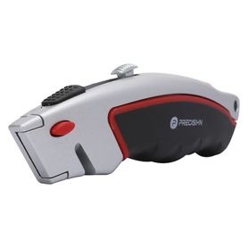 navaja uso rudo con cortador de cable cuerpo metálico mango ergonómico con 5 hojas de repuesto197046