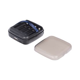 power bank y cargador para baterias 2 en 1  carga individual yo  simultánea hasta 4 baterias  aa y aaa nimh y liion210145