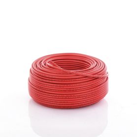 cable fotovoltaico rojo  6mm² 10awg  material cobre  2000v  rollo de 100 m213895
