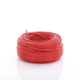 cable fotovoltaico rojo  6mm² 10awg  material cobre  2000v  rollo de 100 m213895