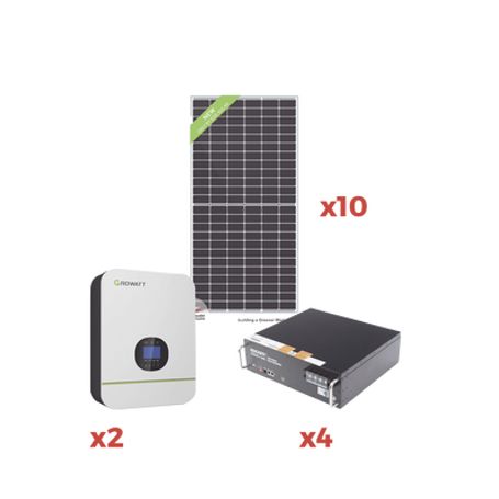 Kit De Energia Solar Para Minisplit 220vca  2000w