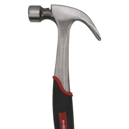 Martillo Uso Rudo De Acero Forjado De 16 Oz. Con Una Curva. Con Sujetador Magnético De Clavos.