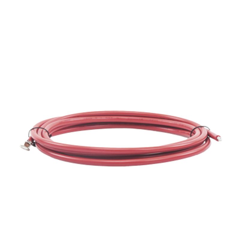 Cable Para Controlador 3.0 M Rojo Calibre 8 Awg Con Terminal De Ojo En Un Extremo