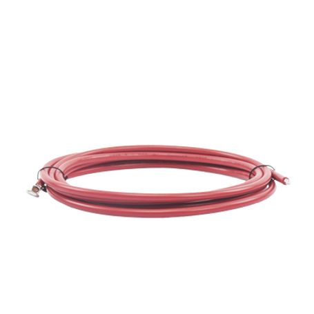 Cable Para Controlador 3.0 M Rojo Calibre 8 Awg Con Terminal De Ojo En Un Extremo