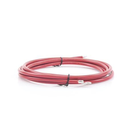 Cable Para Controlador 3.0 M Rojo Calibre 8 Awg Con Terminal De Ojo En Un Extremo