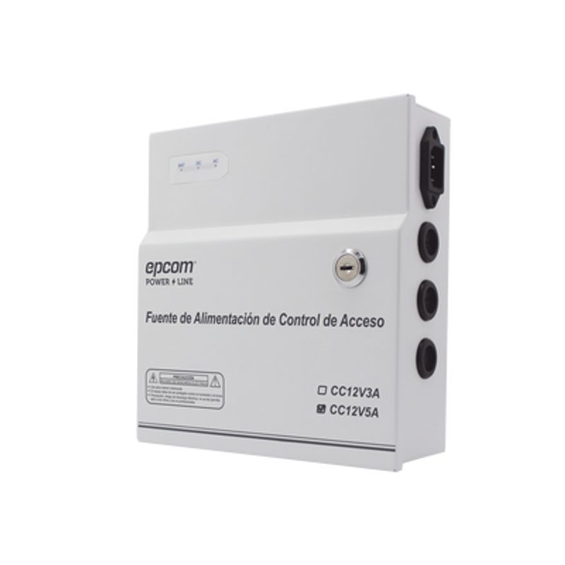 Fuente De Alimentación / 1 Salida 1115 Vcc /  5 A / Temporizador Integrado / Con Capacidad De Bateria De Respaldo / Requiere Bat