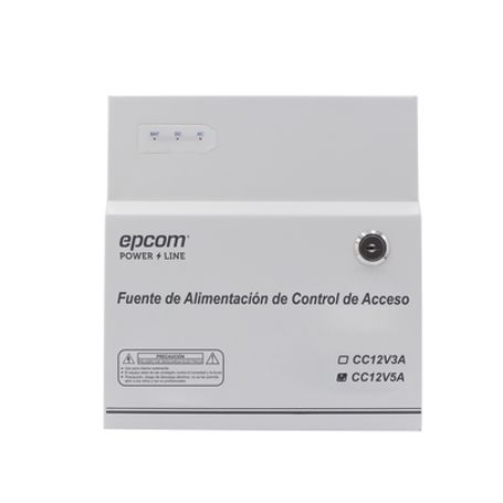 Fuente De Alimentación / 1 Salida 1115 Vcc /  5 A / Temporizador Integrado / Con Capacidad De Bateria De Respaldo / Requiere Bat