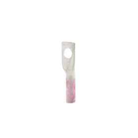 zapata terminal de compresión burndy para tornillo de 14 y calibre 8 awg  barril largo211855