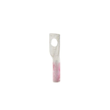 Zapata Terminal De Compresión Burndy Para Tornillo De 1/4 Y Calibre 8 Awg / Barril Largo.