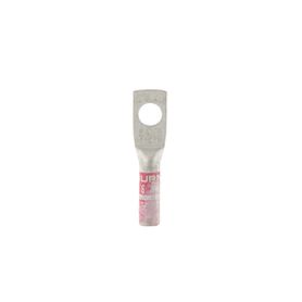 zapata terminal de compresión burndy para tornillo de 14 y calibre 8 awg  barril largo211855