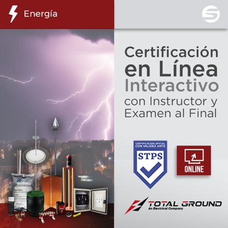 Certificación Virtual En Tierras Fisicas Y Pararrayos Total Ground (válida Ante Secretaria Del Trabajo)