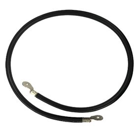 cable para baterias 1 m negro calibre 2 awg con terminales de ojo en ambos extremos
