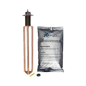 electrodo para corriente máxima de 45 amp con filtro y compuesto h2ohm75917