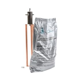 electrodo para corriente máxima de 45 amp con filtro y compuesto h2ohm75917
