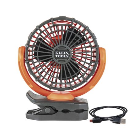 ventilador inalámbricoportátil recargable ideal para el trabajo montable por pinza o por potentes imanes incluye cable usbc2137