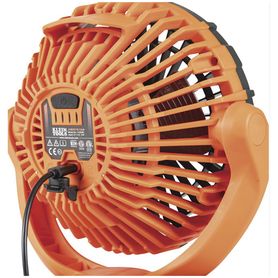 ventilador inalámbricoportátil recargable ideal para el trabajo montable por pinza o por potentes imanes incluye cable usbc2137