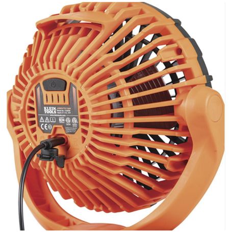 Ventilador Inalámbricoportátil Recargable Ideal Para El Trabajo. Montable Por Pinza O Por Potentes Imanes. Incluye Cable Usbc