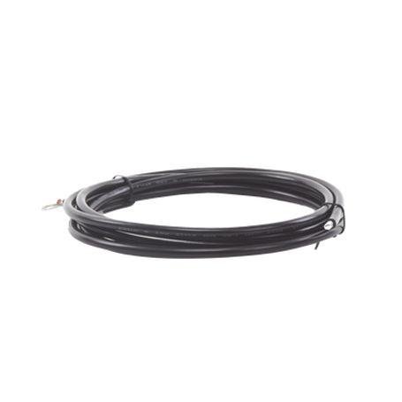 cable para controlador 30 m negro calibre 8 awg con terminal de ojo en un extremo161223