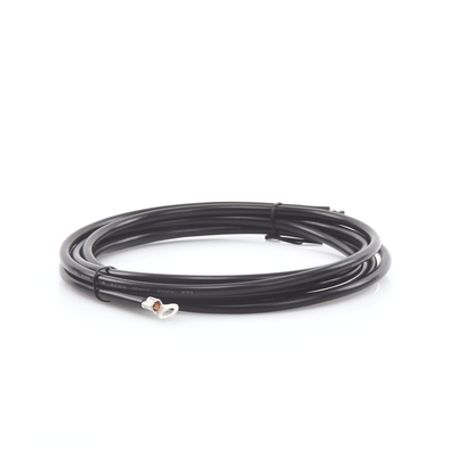 Cable Para Controlador 3.0 M Negro Calibre 8 Awg Con Terminal De Ojo En Un Extremo
