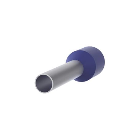 ferrule aislado para cables 14 awg pin de 12 mm de longitud mango color azul paquete de 500pz195634