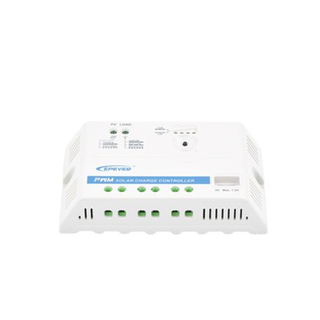 Controlador Solar Pwm 12/24 V 20 A Salida Usb