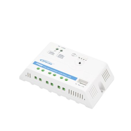 Controlador Solar Pwm 12/24 V 20 A Salida Usb