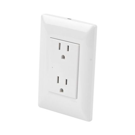 contacto inteligente de pared doble 120 15a con supresor de picos tipo a76099